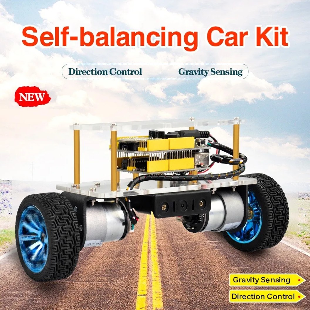 KEYESTUDIO KS0193 Self-Balancing Robot Car Kit For Arduino ชุดหุ่นยนต์ทรงตัวอัตโนมัติ บาลานซ์โรบอท Balancing Robot