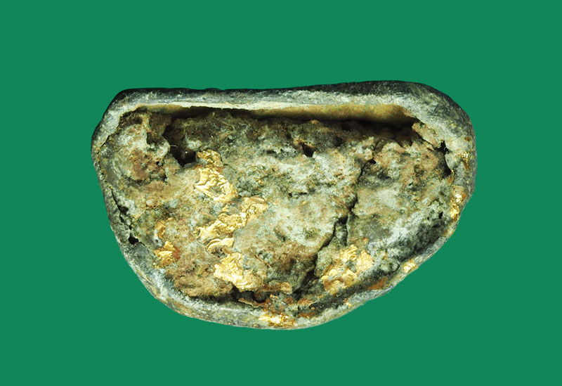 ขายแล้ว*31468 พระรัตนแก้บน ลงทอง เนื้อชินตะกั่ว เก่า 13