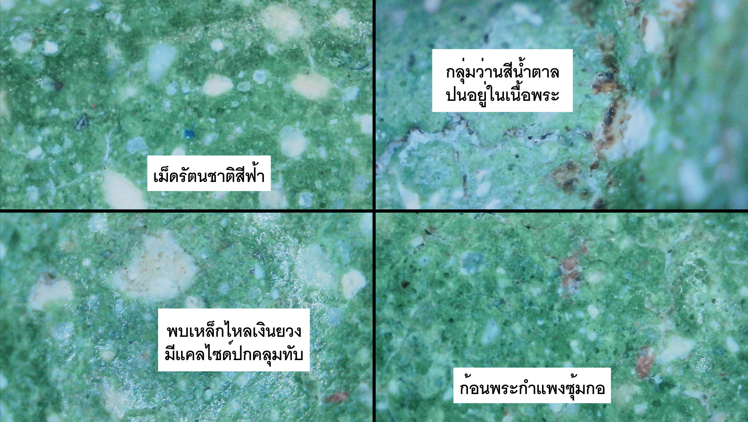 พระสมเด็จหลังเถาวัลย์ พิมพ์ใหญ่เศียรโต สีเขียวก้านมะลิ วังหน้า
