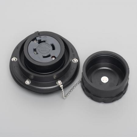 "AMERICAN DENKI"4666RW 3-Pole 4-Wire Grounding 60A 600V Waterproof Panel Receptacle IP65