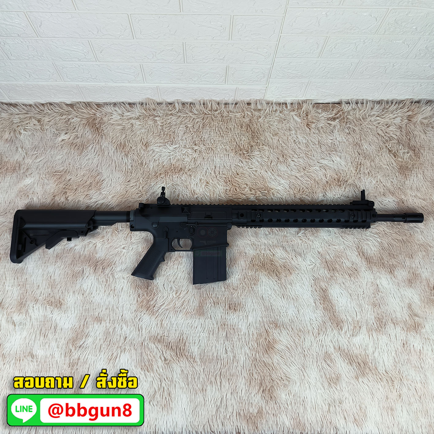 บีบีกันไฟฟ้า E&C 910 S2 SR25K บอดี้โลหะ BB GUN