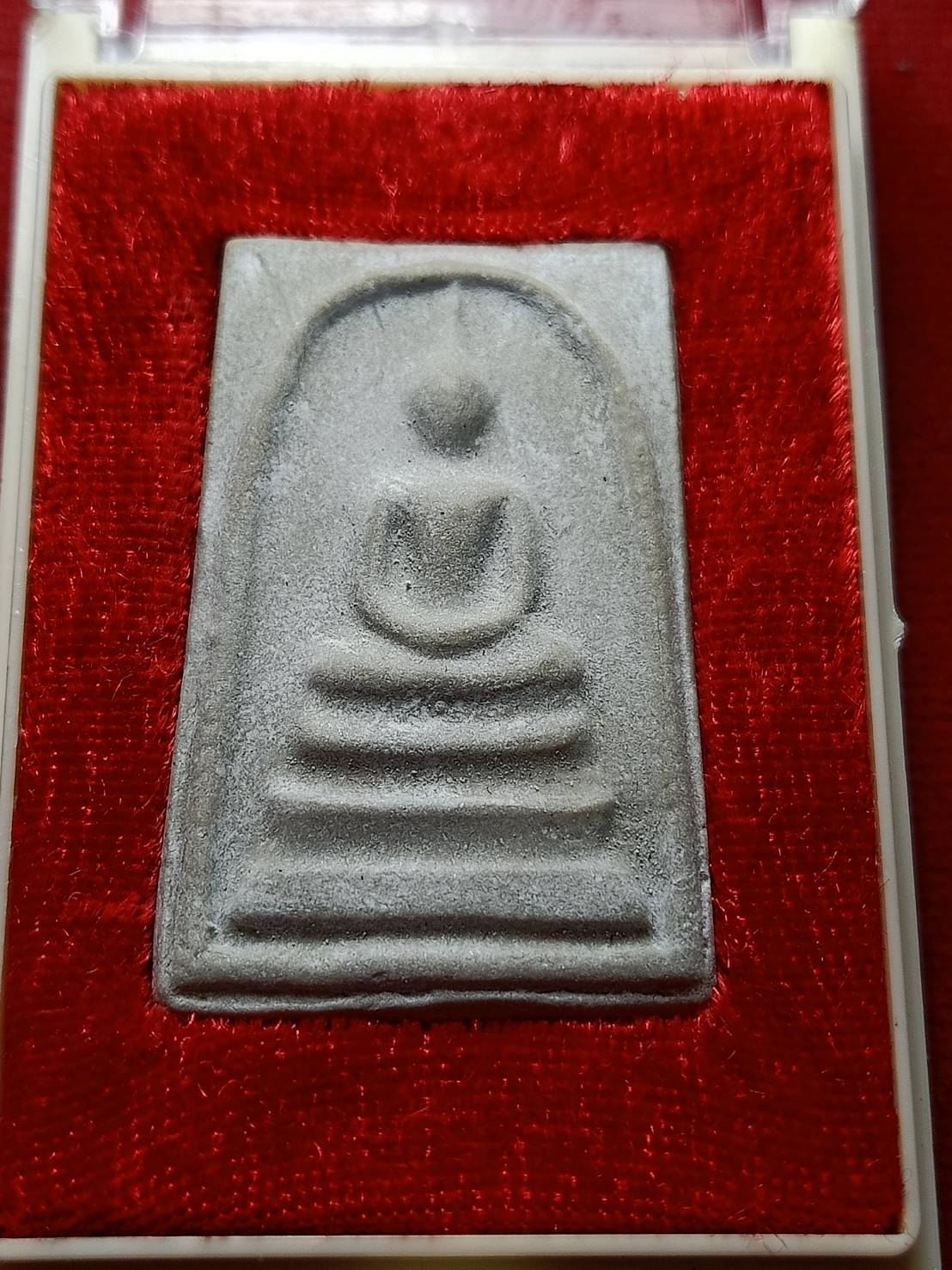 พระสมเด็จรัตนโกสินทร์ ผงวิเศษ วัดอินวทรวิหาร กรุงเทพฯ พร้อมกล่อง (SKU-04831)