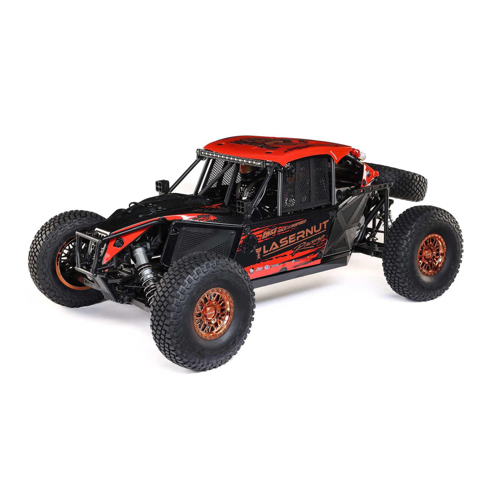 LOS04019 1/6 8IGHT Super Lasernut 6S 4X4 RTR Brushless Desert Buggy, Red