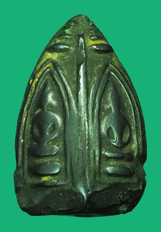 ขายแล้ว*40156 พระพรหมสี่หน้า หลวงพ่ออี๋ วัดสัตหีบ ชลบุรี ปี 2484 เนื้ือเมฆพัทธ 8