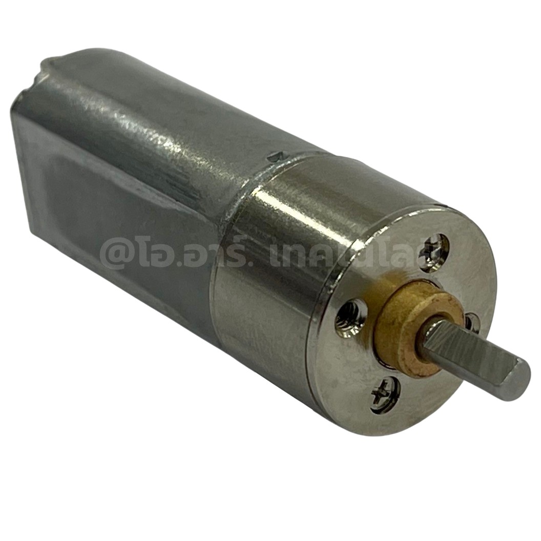 16GA มอเตอร์เกียร์ 16GA-050 DC 6V/12V 10RPM-1200RPM Gear Motor DC แกนขนาด 3mm D Shaft มอเตอร์ มอเตอร์ตัวเล็ก 6VDC/12VDC 10/60/100/200/400/600/800/1000/1200RPM