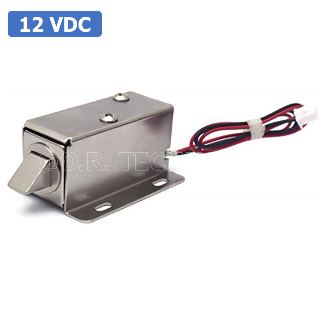 GD004 กลอนไฟฟ้า กลอนแม่เหล็กไฟฟ้า กลอนประตูไฟฟ้า LY-03 DC12V 0.3A 3.6W Electromagnetic Lock โซลินอยด์ล็อค Solenoid lock