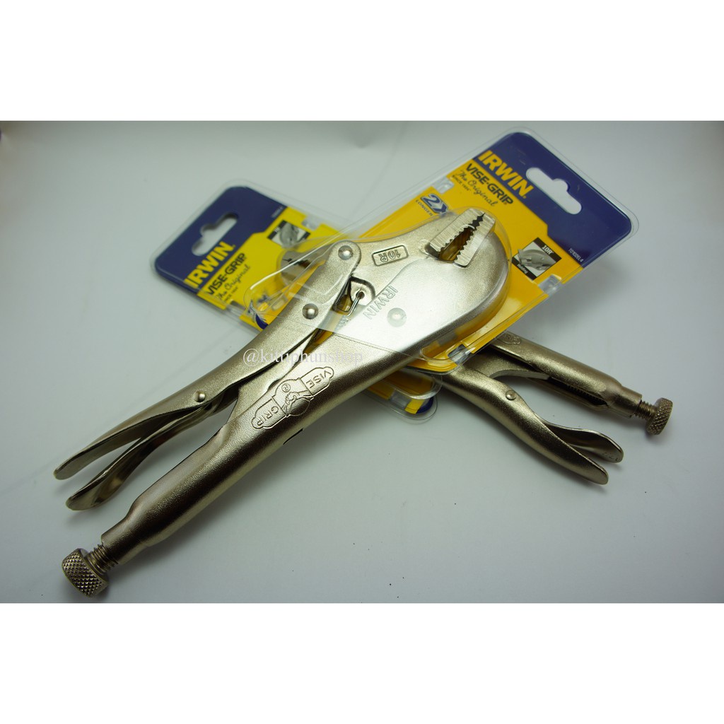 คีมล็อค 10" ไวท์กริป USA ร้านขายส่ง VISE-GRIP (ราคารวมแวท) คีมอเนกประสงค์ คีมช่าง คีมปากจิ้งจก คีมตัดสายไฟ คีมสายไฟ (จำนวน 1 อัน)