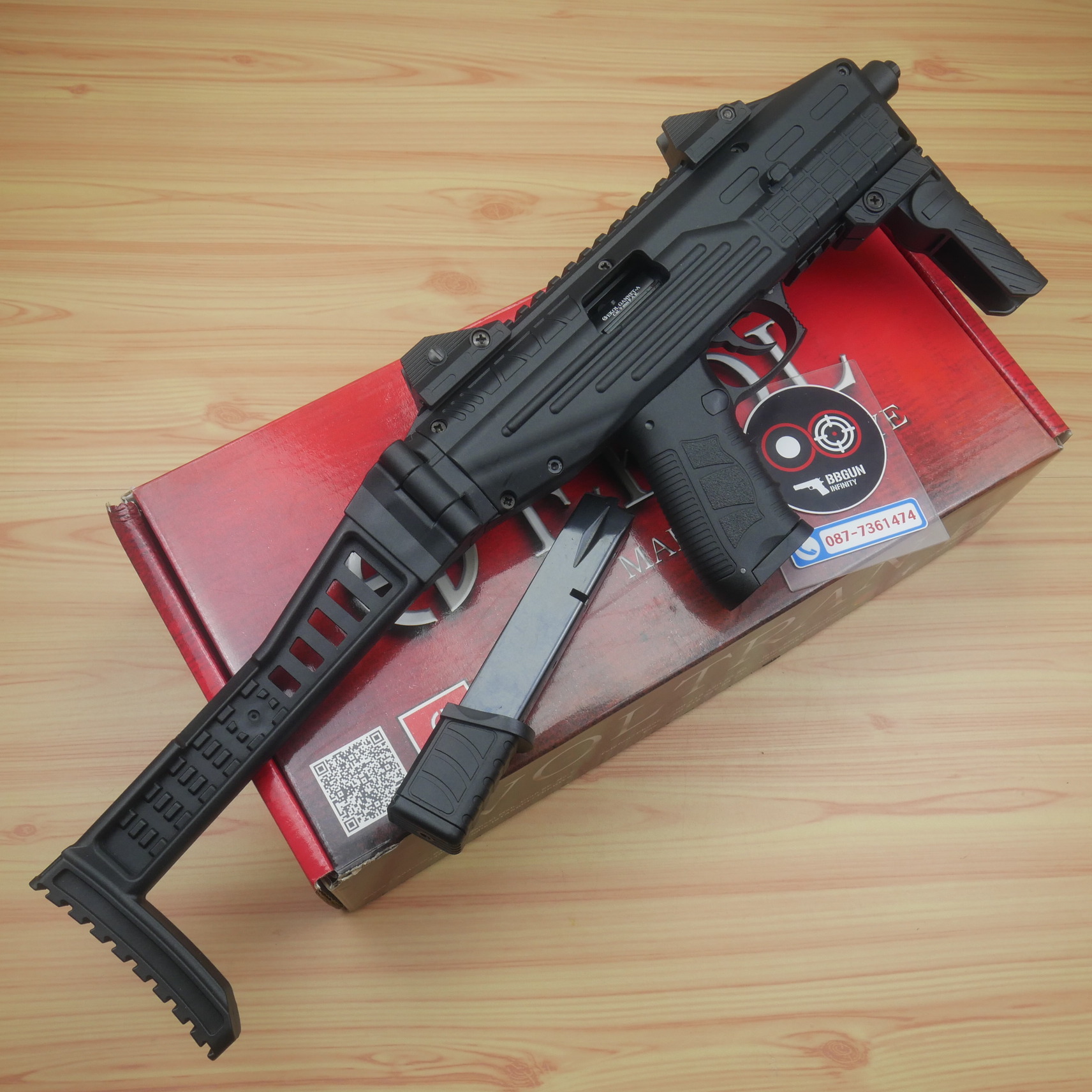 แบลงค์กัน Ekol GANNET-A Semi - Full Auto 9 mm. P.A.K. Blank gun สีดำ (แถม 2 แม็กกาซีน)