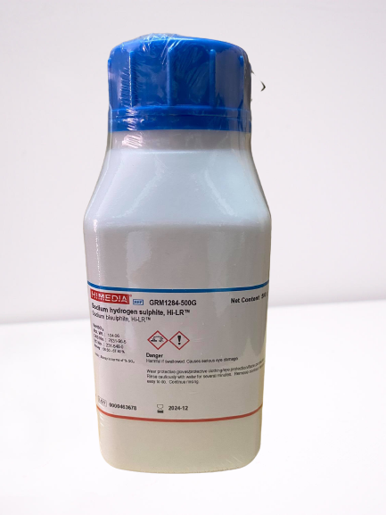 SODIUM BISULPHITE (Sodium Hydrogen Sulphite) Lab Himedia 500 GM GRM1284