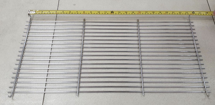 เมืองนนท์แก๊ส ตะแกรง วางบนเตาปิ้ง ของ BIG SUN รุ่น BBQ-936, BBQ-936XL ขนาด 63 x 31 ซม. วัดจากขอบนอกสุด