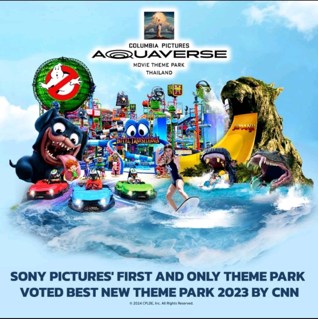 [E-Voucher] Columbia Pictures Aquaverse - บัตรเข้าสวนสนุกและเล่นสวนน้ำ มีหลายแพ็คเก็จให้เลือก ราคาดีที่สุด โคลัมเบีย พิคเจอร์ส อควาเวิร์ส