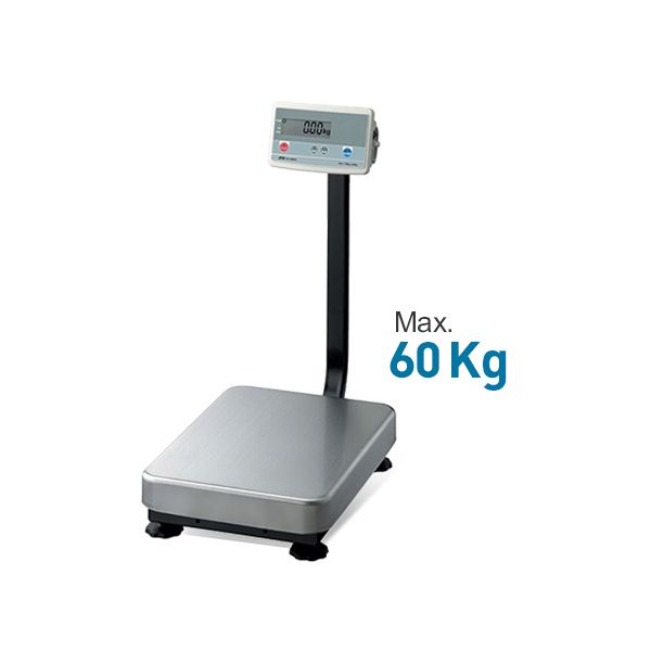 เครื่องชั่งดิจิตอล แบบวางพื้น Digital Bench Scale รุ่น FG-60KAL (60Kg x 10g) ,ยี่ห้อ AND ,ยี่ห้อ AND/Japan FG-60KAL
