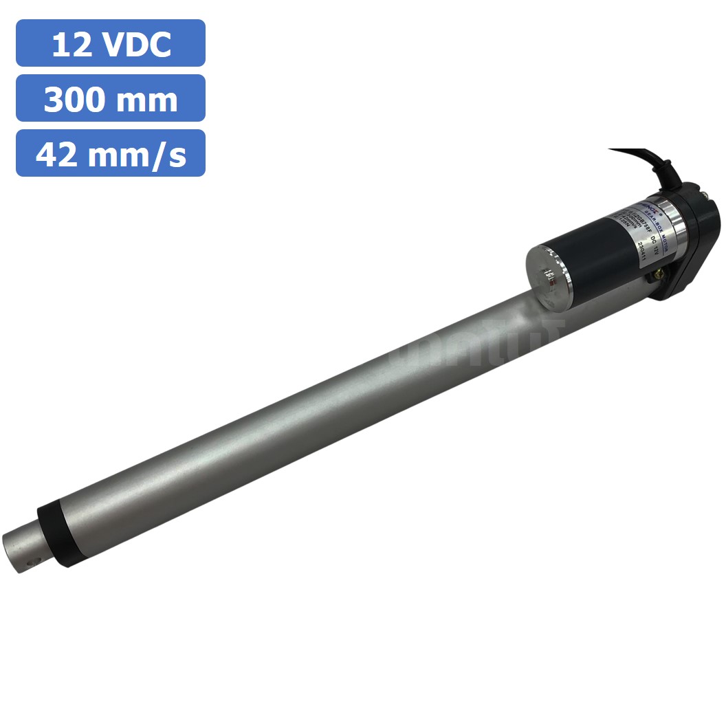 ZGB758 มอเตอร์ก้านชัก ระยะชัก 300mm 42mm/s 12VDC 125N Electric Linear Actuator Putter DC Stroke Length 300mm ZHENGKE พัตเตอร์ไฟฟ้า