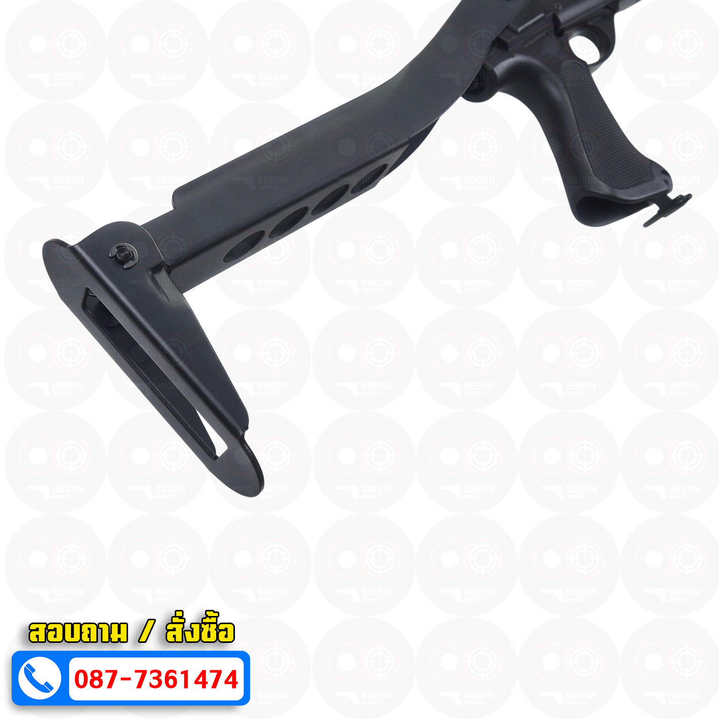 ปืนบีบีกันลูกซอง Cyma CM352 M870 folding Stock หน้าสั้น ท้ายพับ สีดำ (ชักยิงทีละ 3 นัด) Shotgun BB GUN