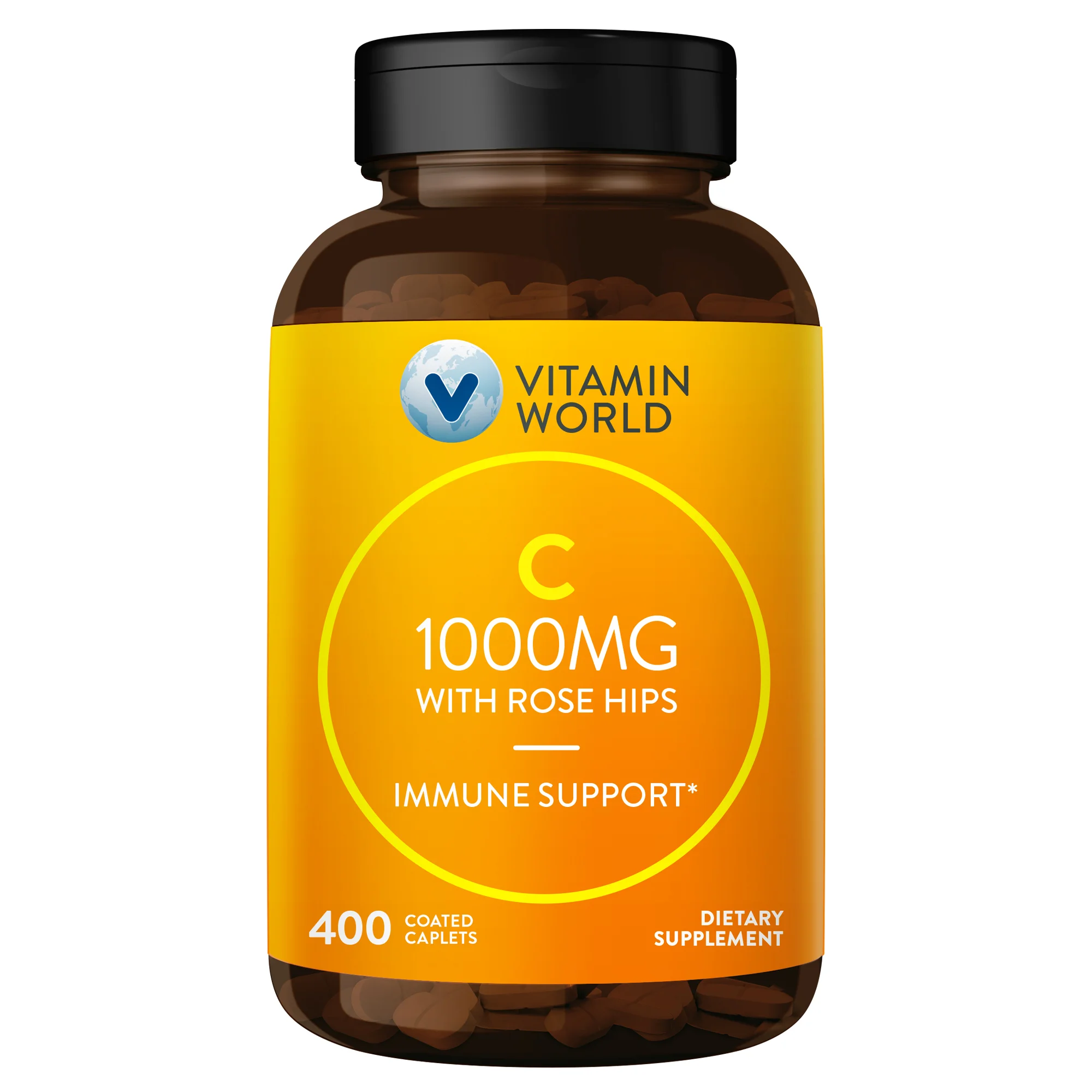 Vitamin world Vitamin C 1000 mg with Citrus Bioflavonoid and Rose hip รุ่นธรรมดา วิตามินซี จากอเมริกาค่ะ