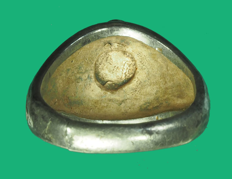 *35653แหวนดวงตาสวรรค์ครูบาบุญชุ่ม ••เนื้อเงิน•• ครูบาบุญชุ่ม สร้างน้อยหายากครับผม สภาพสวยเดิม ขนาดรอบวง ฟรีไซด์ 12