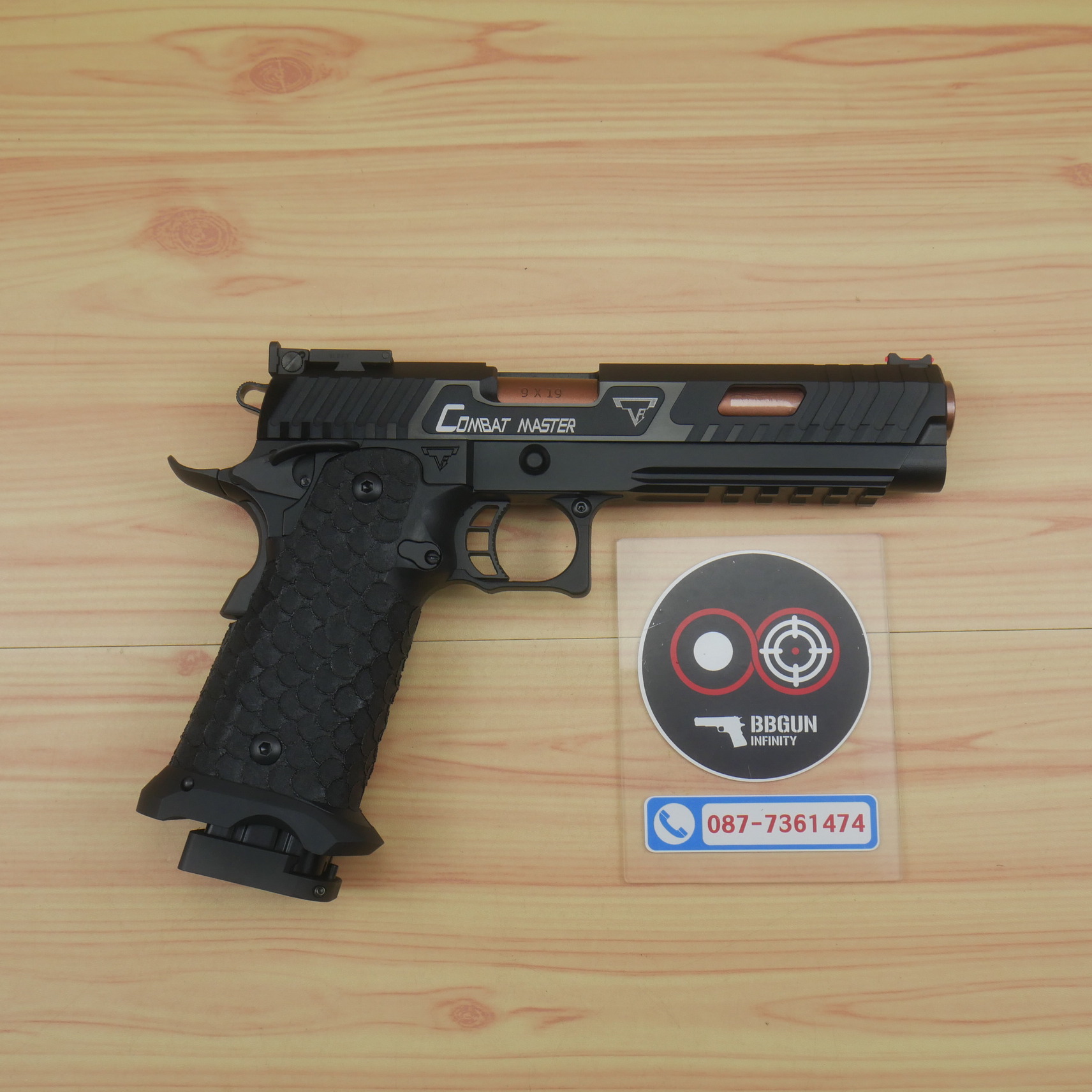 บีบีกันอัดแก๊ส Army Armament R601H JW 3 TTI STI Combat Master 2011 (CNC Version) BB GUN