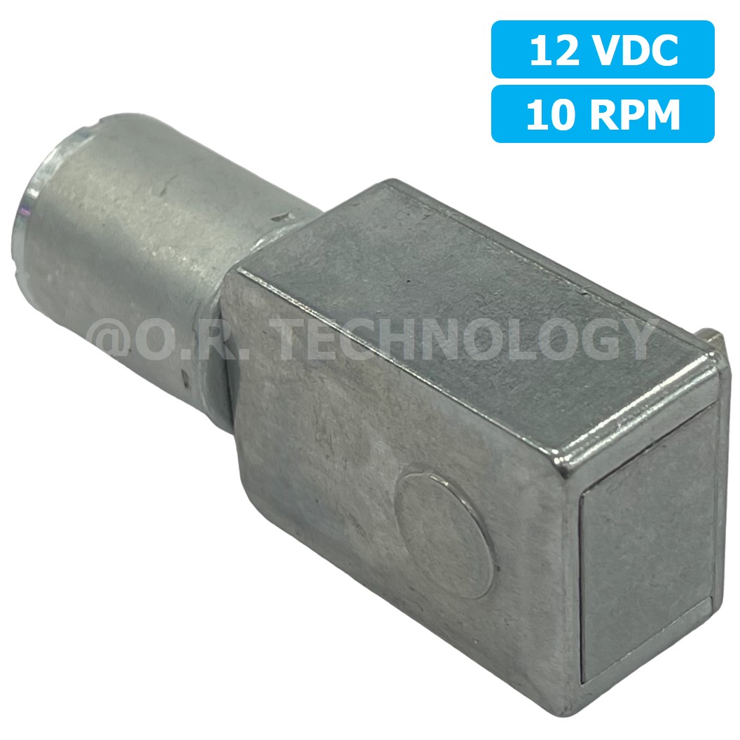 JB112 มอเตอร์วอร์มเกียร์ JGY-370 12VDC 10RPM DC Metal Worm Gear Motor Brushed มอเตอร์เกียร์ แกน 1ข้าง JGY370 มอเตอร์ตัวหนอน