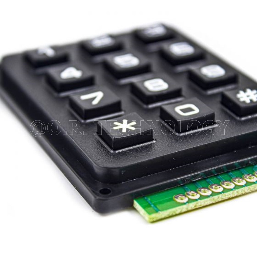 (1ชิ้น) NA172 โมดูลปุ่มกด Keypad matrix 3x4 12-key industrial keyboard