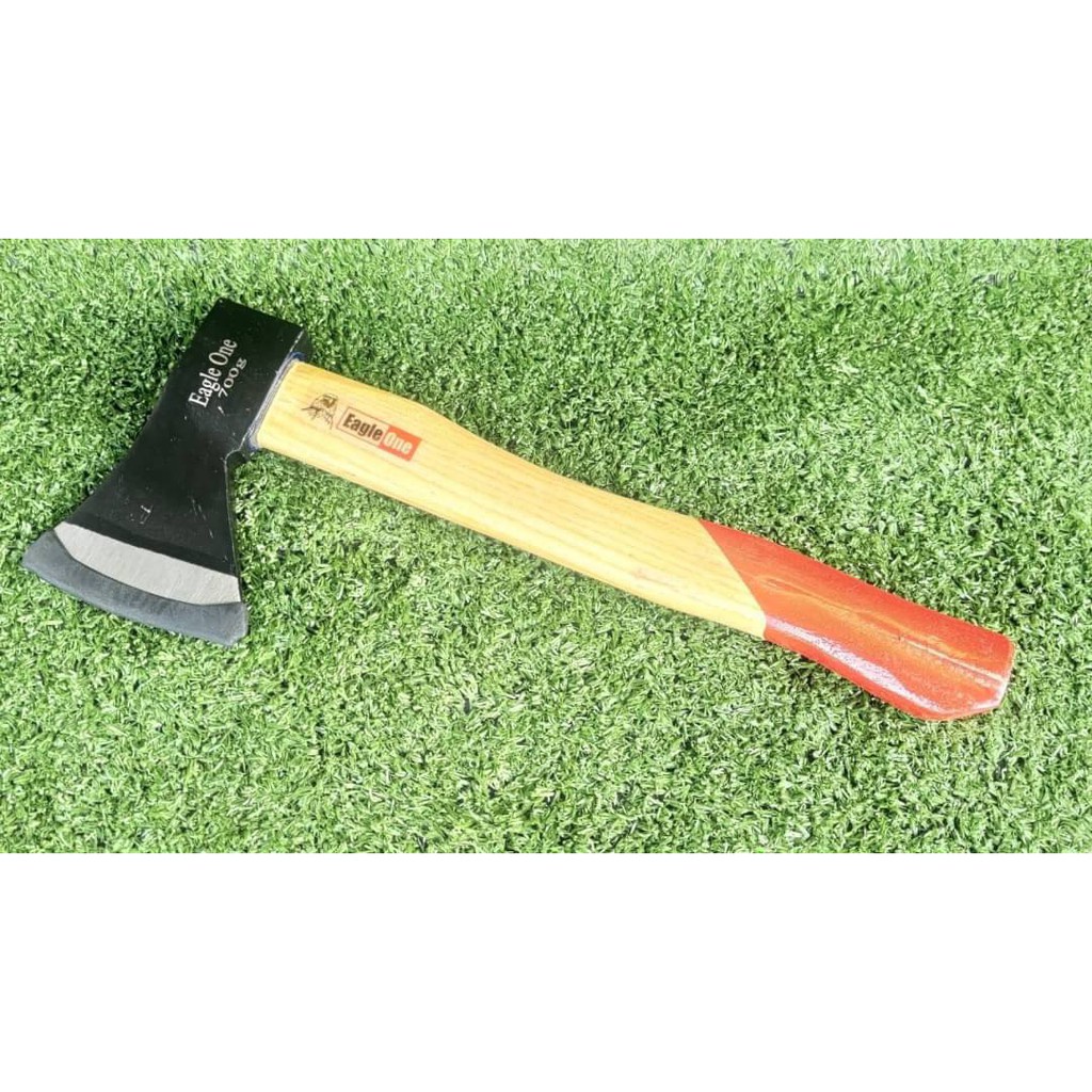 ขวานด้ามไม้ 600g เหล็กเหนียว Eagle One (ราคารวมแวท) ขวานเดินป่า ขวานตัดไม้ มีดพ่อต้อย ขวานผ่าฟืน ขวานเหล็กดี ขวานเหล็กแหนบ ขวานใหญ่