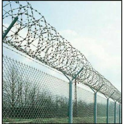 ลวดหนามหีบเพลง ลวดหนามทหาร (ราคารวมแวท)(รุ่นหนา0.30มม.) สเปกราชการ BTO-22 ความยาว 10 เมตร ลวดหนามล้อมรั้ว รั้วทหาร