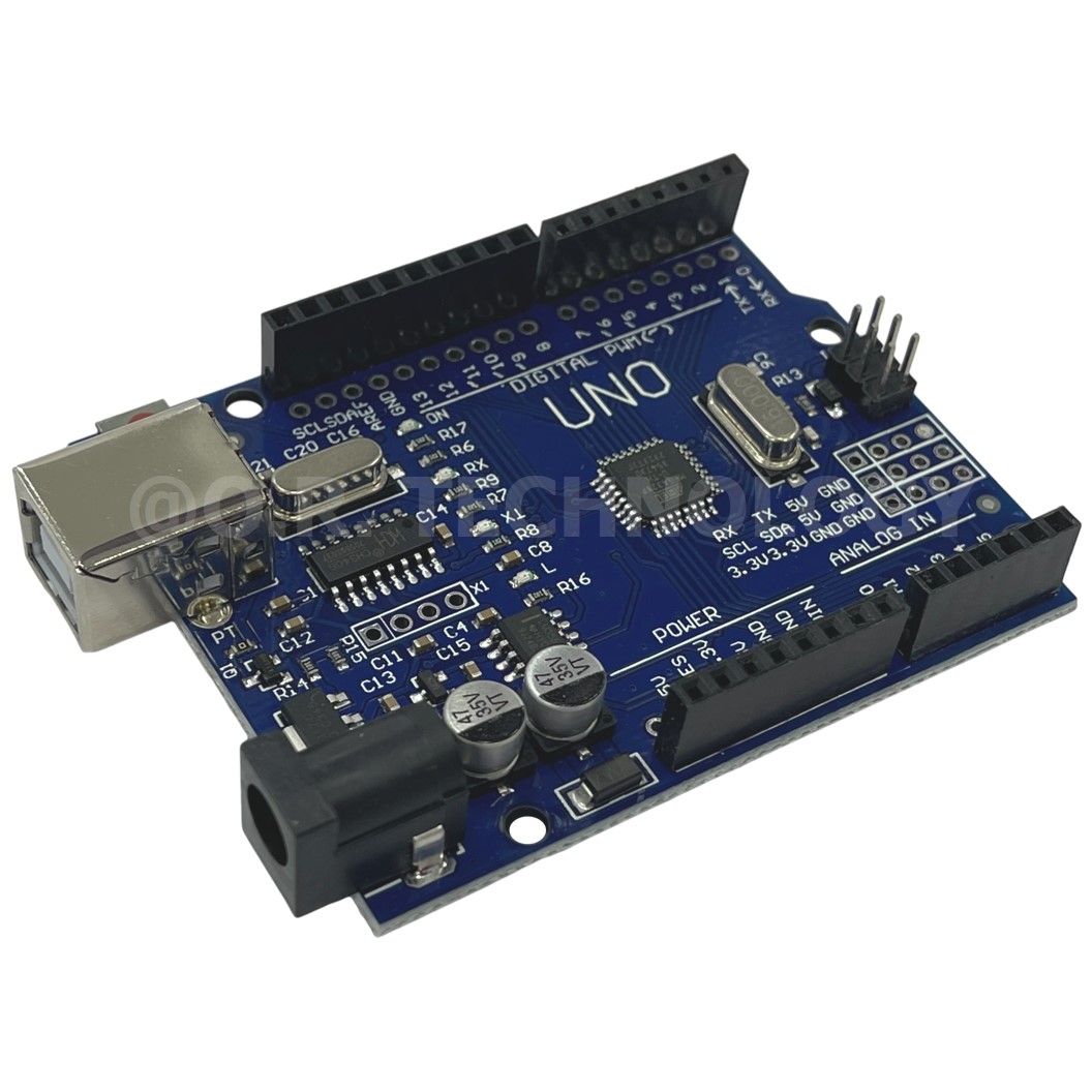 Arduino UNO R3 บอร์ดอาร์ดูโน่ UNO R3 SMD/DIP ATmega328 Arduino UNO R3 SMD Board แบบมีสาย USB / ไม่มีสาย / มีสายพร้อมเคส