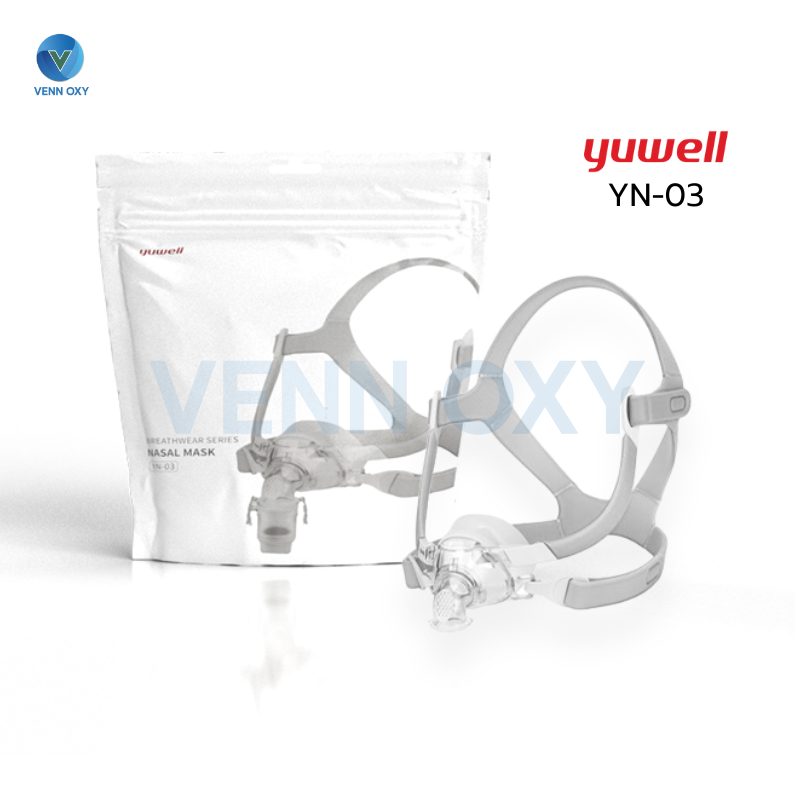 หน้ากาก CPAP Yuwell ชนิดครอบจมูก NASAL MASK (ไม่มีสายคาดหน้าผาก)