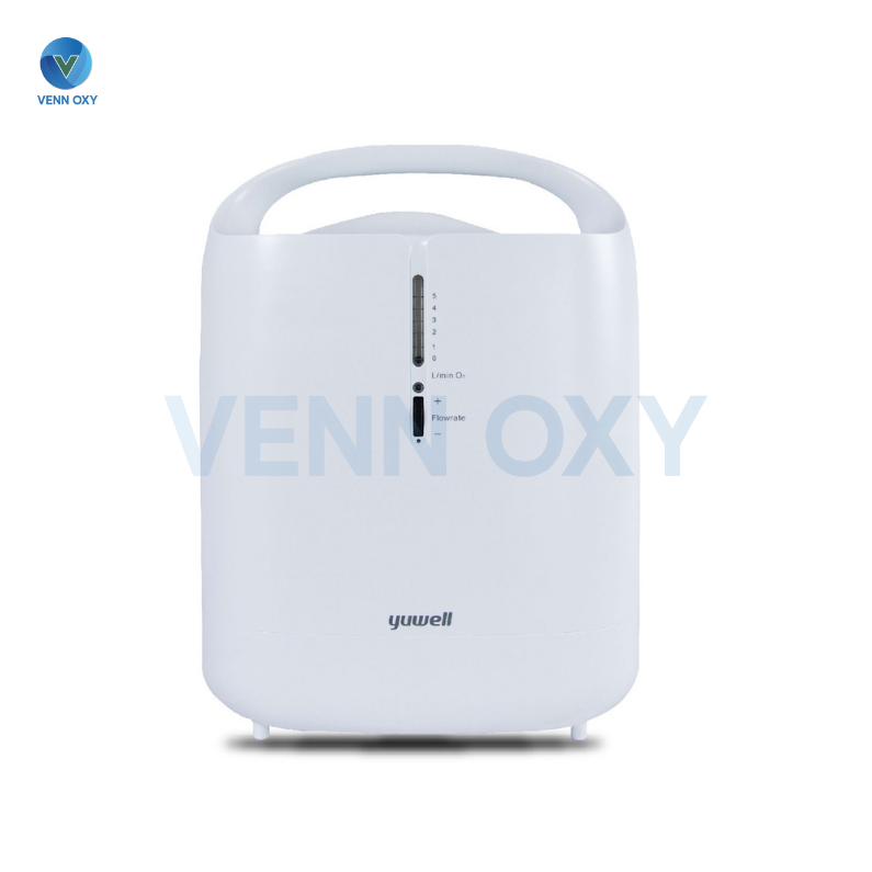 เครื่องผลิตออกซิเจน 3 ลิตร Yuwell 7F-3NW สามารถพ่นยาได้ รับประกันศูนย์ไทย 3 ปี
