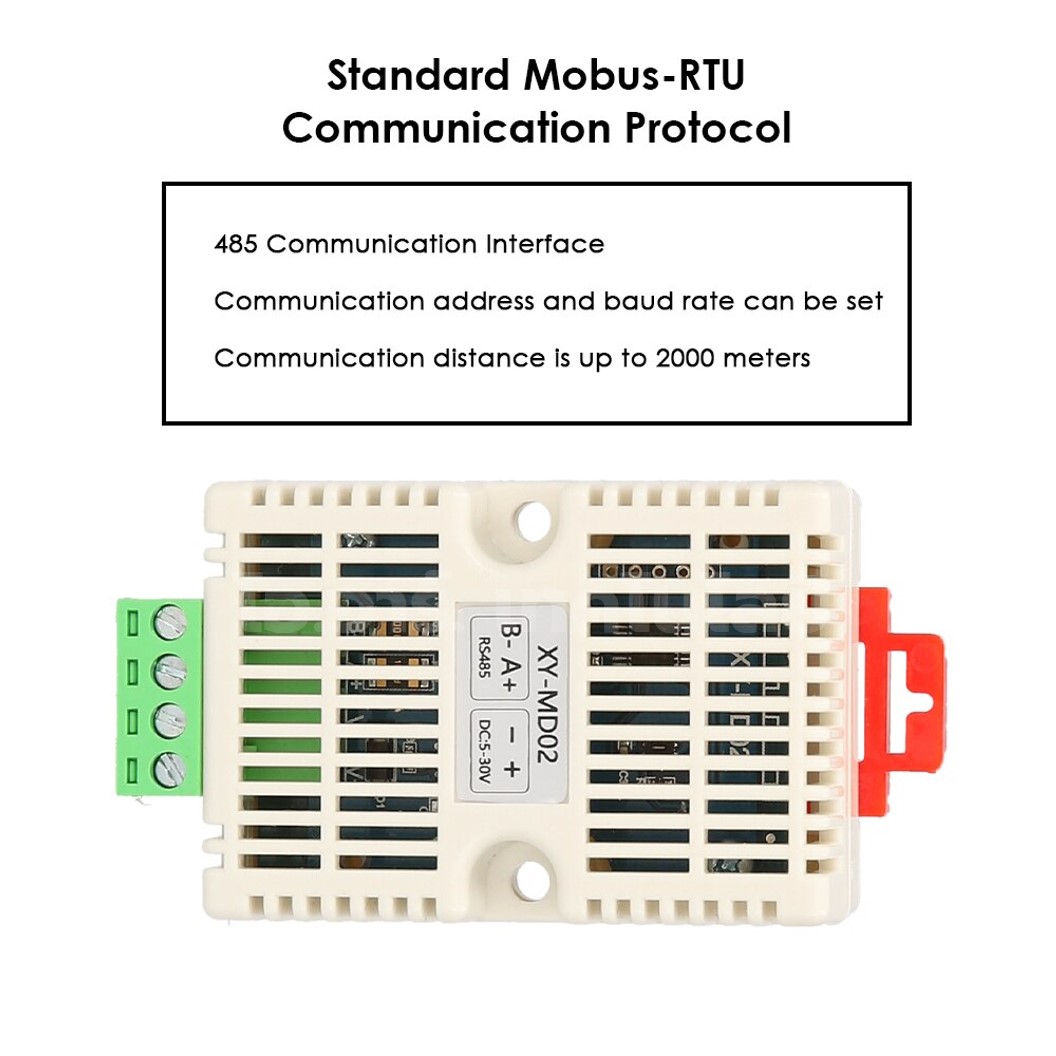 AH230 XY-MD02 เซนเซอร์วัดอุณหภูมิและความชื้น SHT20 Temperature and Humidity Transmitter Detection Sensor Module RS485