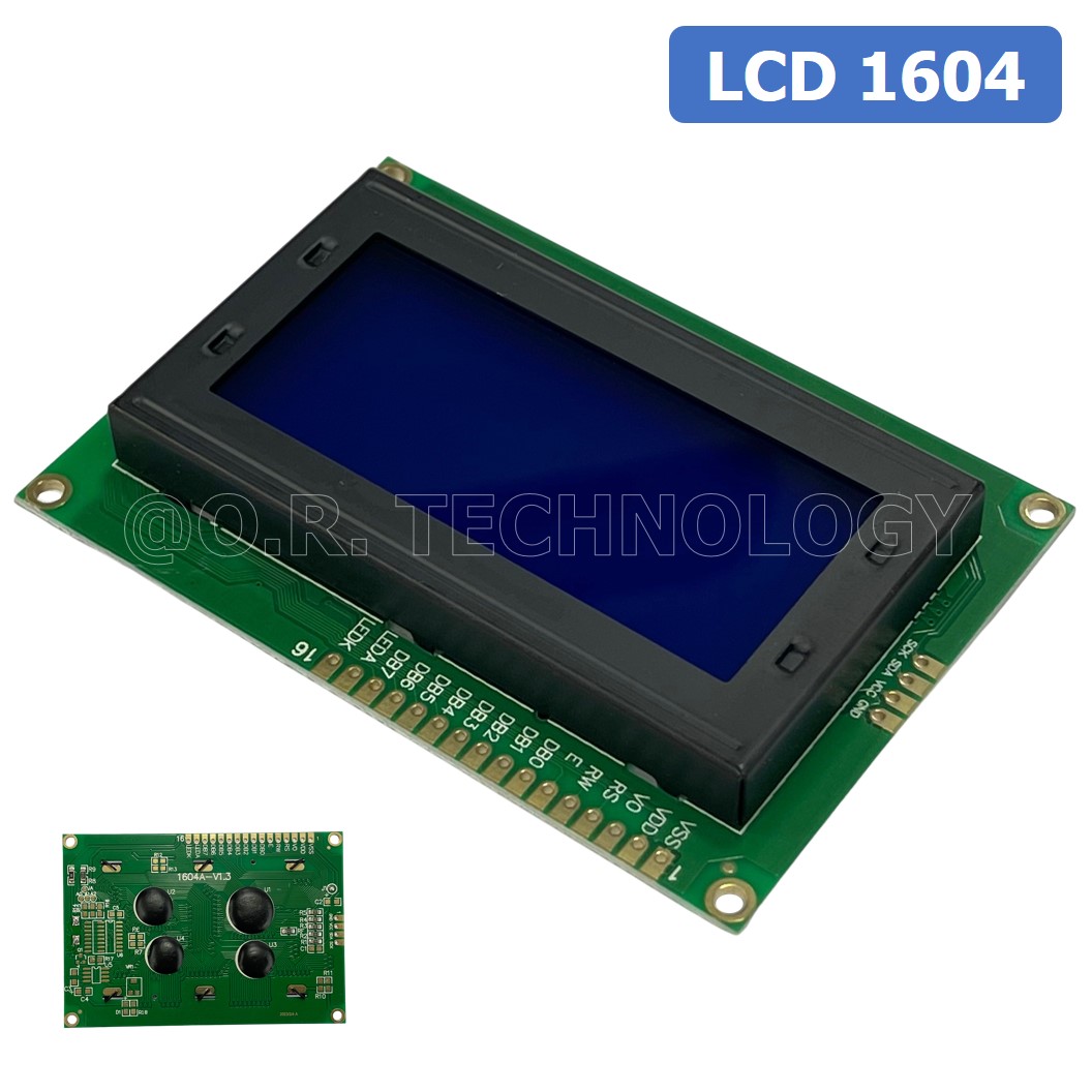 (1ชิ้น) NA020 โมดูลจอแสดงผล LCD1604 Blue Backlight จอแสดงผล หน้าจอ LCD Module