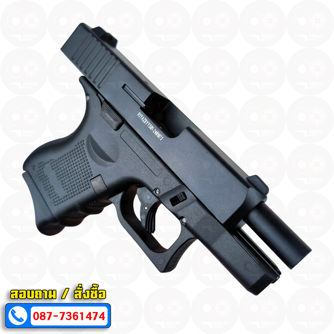 แบลงค์กัน RETAY Glock26 Gen4 Auto ( ได้ 2 แม๊กกาซีน ) BLANK GUN