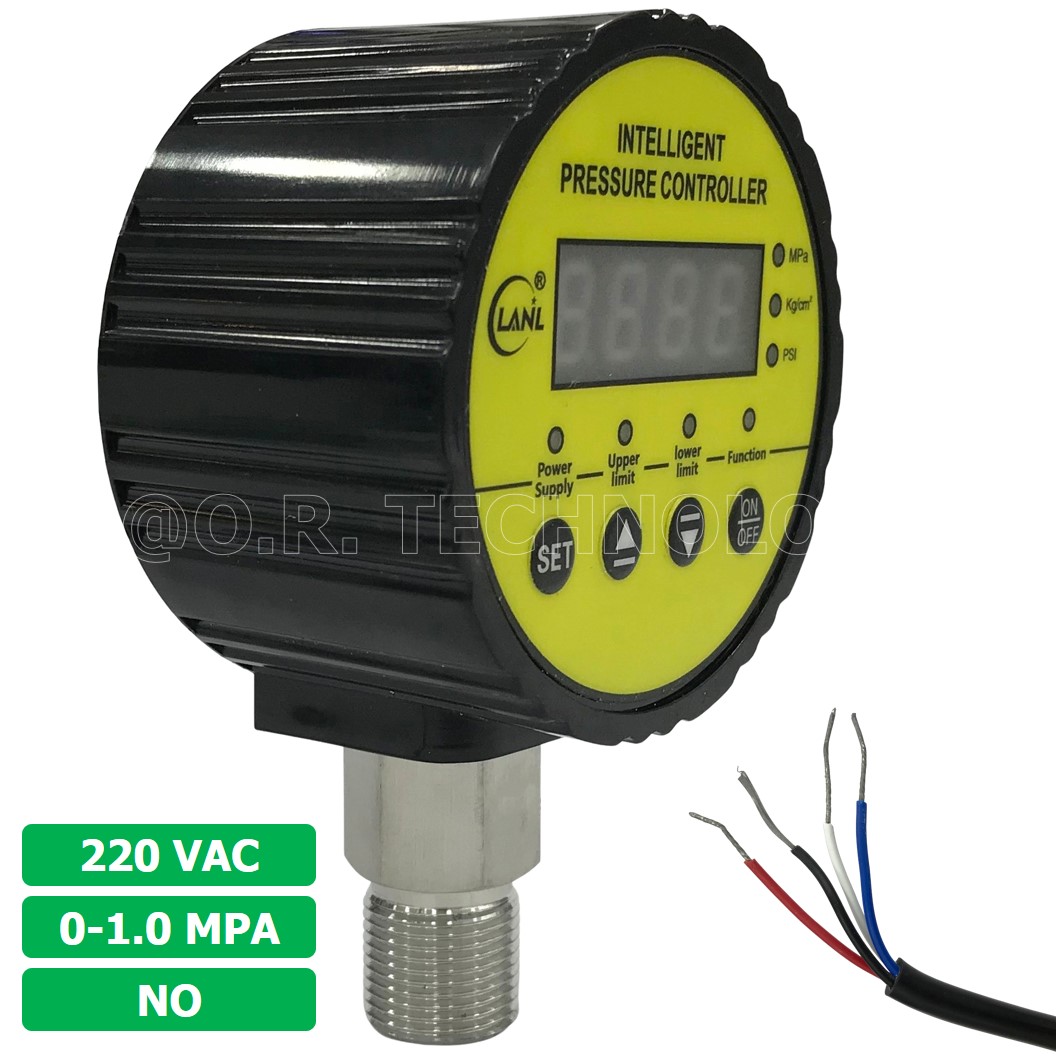 (1ชิ้น) LY-810 220VAC 1.0MPA สวิทช์แรงดันดิจิตอล เกจวัดแรงดันดิจิตอล Intelligent Pressure Controller Digital Pressure switch เครื่องวัดความดันดิจิตอล