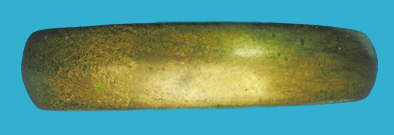 *37953 แหวนหูมุ้ง เนื้อทองเหลืองเก่าๆ 17