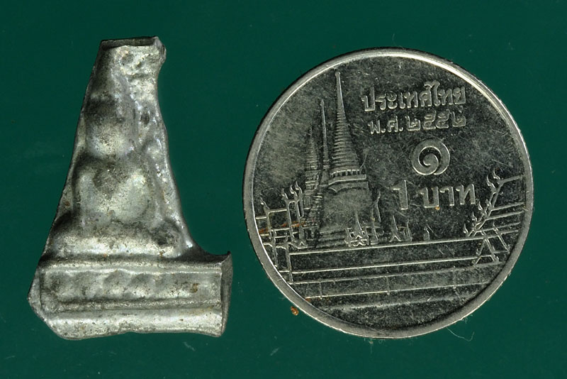 *28338 พระนางสองหน้าฐานเม็ดบัว กรุวัดราชบูรณะ อยุธยา เนื้อชินเงิน 13