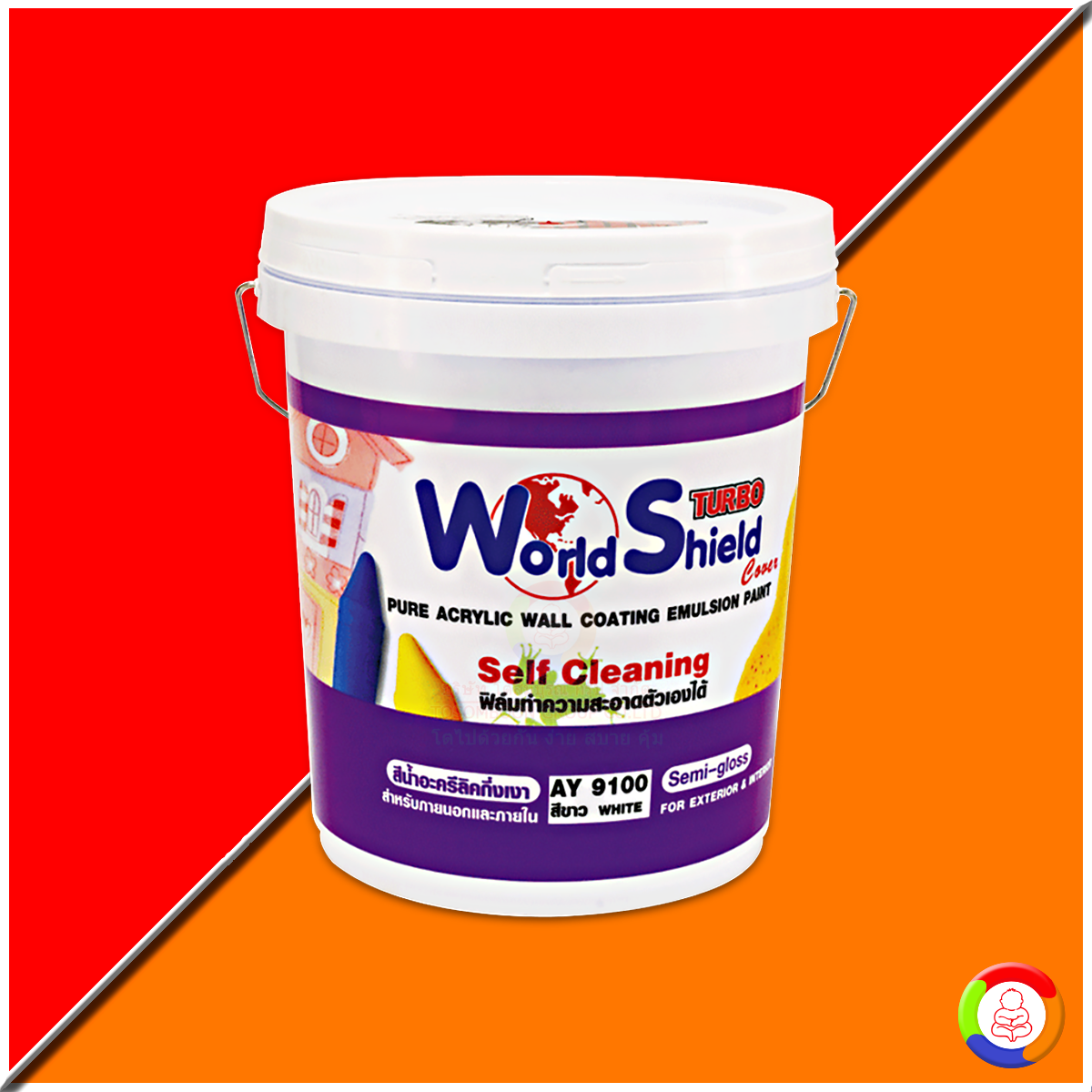 Turbo World Shield Acrylic Emulsion Paint for Exterior and Interior