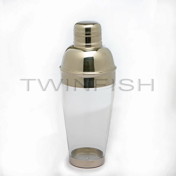 ASSK-400 ขวดผสมคอกเทลสเตนเลสและอคิลิคใส 400 มล.