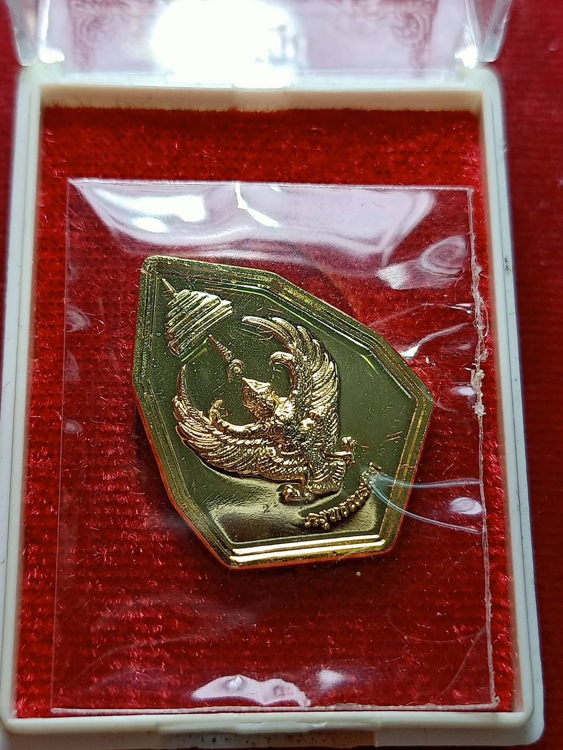 เหรียญที่ระลึกกฐินพระราชทาน วัดโพธิ์ทอง กทม. ปี 2562 พร้อมกล่อง (SKU-06783)