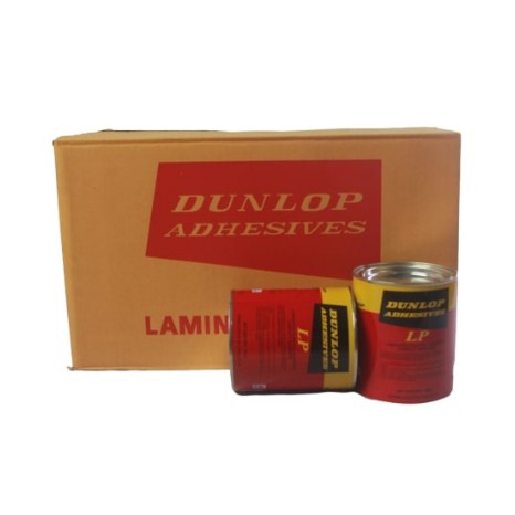 กาวยาง ตรา DUNLOP รุ่น LP [สีแดง] 1/4 กล. (600 g.) กาวยาง(ราคารวมแวท) กาวยางสารพัดประโยชน์ กาวยางอเนกประสงค์ กาวติดไม้ กาวติดผ้า