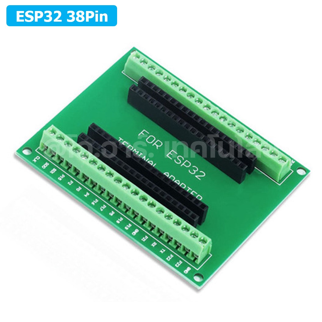 CB002 ฐานรองบอร์ด ESP32 38pin ESP32S Terminal Expansion Board บอร์ดขยายขา บอร์ดเสริม ESP-WROOM-32 38ขา