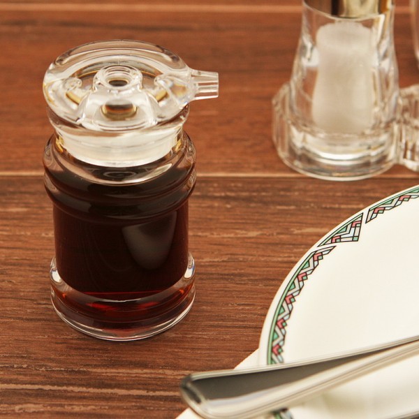 AOB-XS ขวดอคิลิคกลมใส ใส่เครื่องปรุงรส