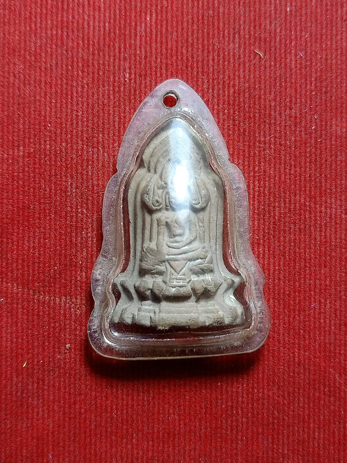 พระโคนสมอ หลังจารมือ พิมพ์ซุ้มปราสาท หลวงปู่บุญ พรหมโชติ วัดท่าอิฐ จ.สิงห์บุรี (SKU-06209)