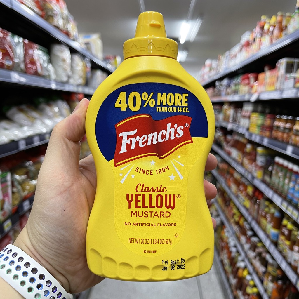 เฟร้นช์ส เยลโล่ มัสตาร์ด 567 ก. French's Yellow Mustard 567 g.