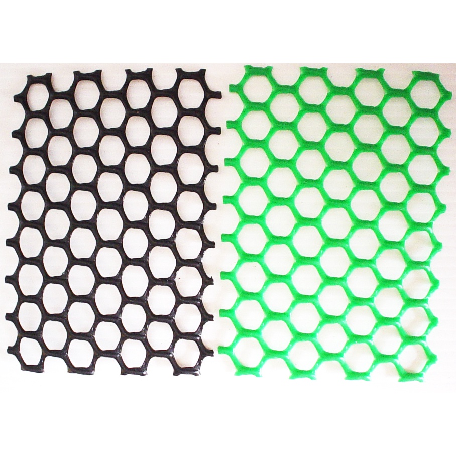 ตาข่ายพลาสติกหรือตาข่ายพีวีซีหกเหลี่ยม ตา 9 มม. 90 ซม.x10 เมตร pvc (ราคารวมแวท)