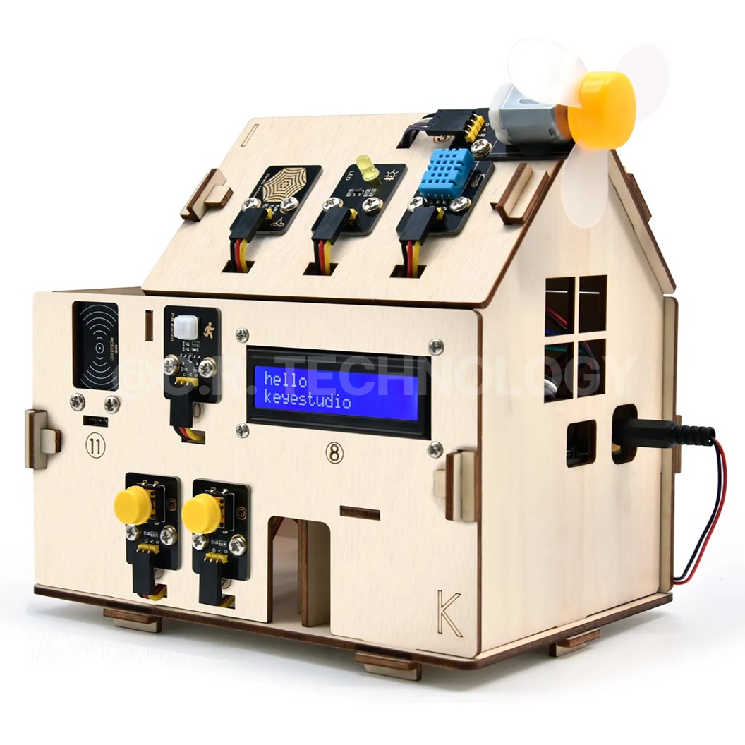 KEYESTUDIO ESP32 IOT Smart Home Starter Kit ชุดส่งเสริมการเรียนรู้ ฟาร์มอัจฉริยะ ESP-32 ชุดประกอบ ชุดเริ่มต้นเรียนรู้ Arduino