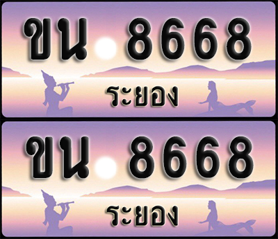 ทะเบียนรถ 8668 – ขน 8668 ระยอง (1)