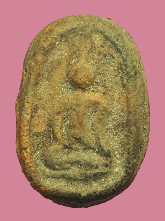 ขายแล้ว*37723 พระเม็ดบัวเนื้อดิน ลึกลับ เก่า ไม่ทราบที่ 3