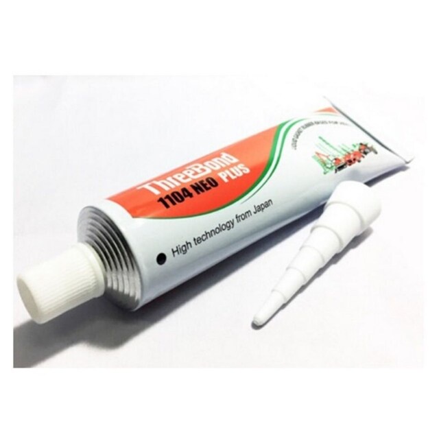 แชลคหลอดทาประเก็น 1104 ทีบอน 115 กรัม (ขายส่งต่อ 10 หลอด)(ราคารวมแวท) ป้องกันการไหลซึมของสารเคมี {รหัสสินค้า2001732203}