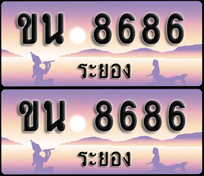 ทะเบียนรถ 8686 – ขน 8686 ระยอง (1)