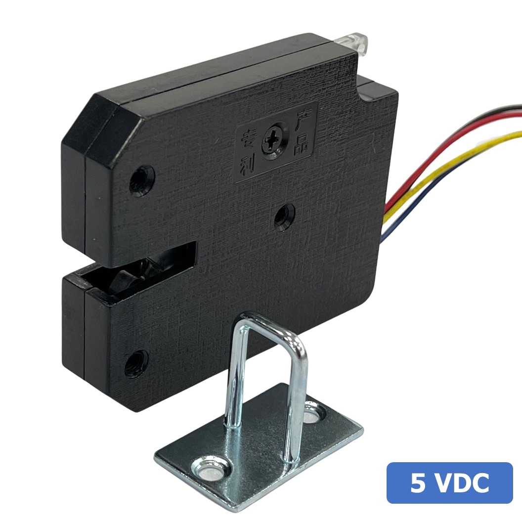 (1ชิ้น) GD040 กลอนประตูไฟฟ้า กลอนไฟฟ้า 5VDC 1.5A Small Locker Electromagnetic Lock SARY ขนาด 73*58*13mm Black XG-07E (พลาสติก)