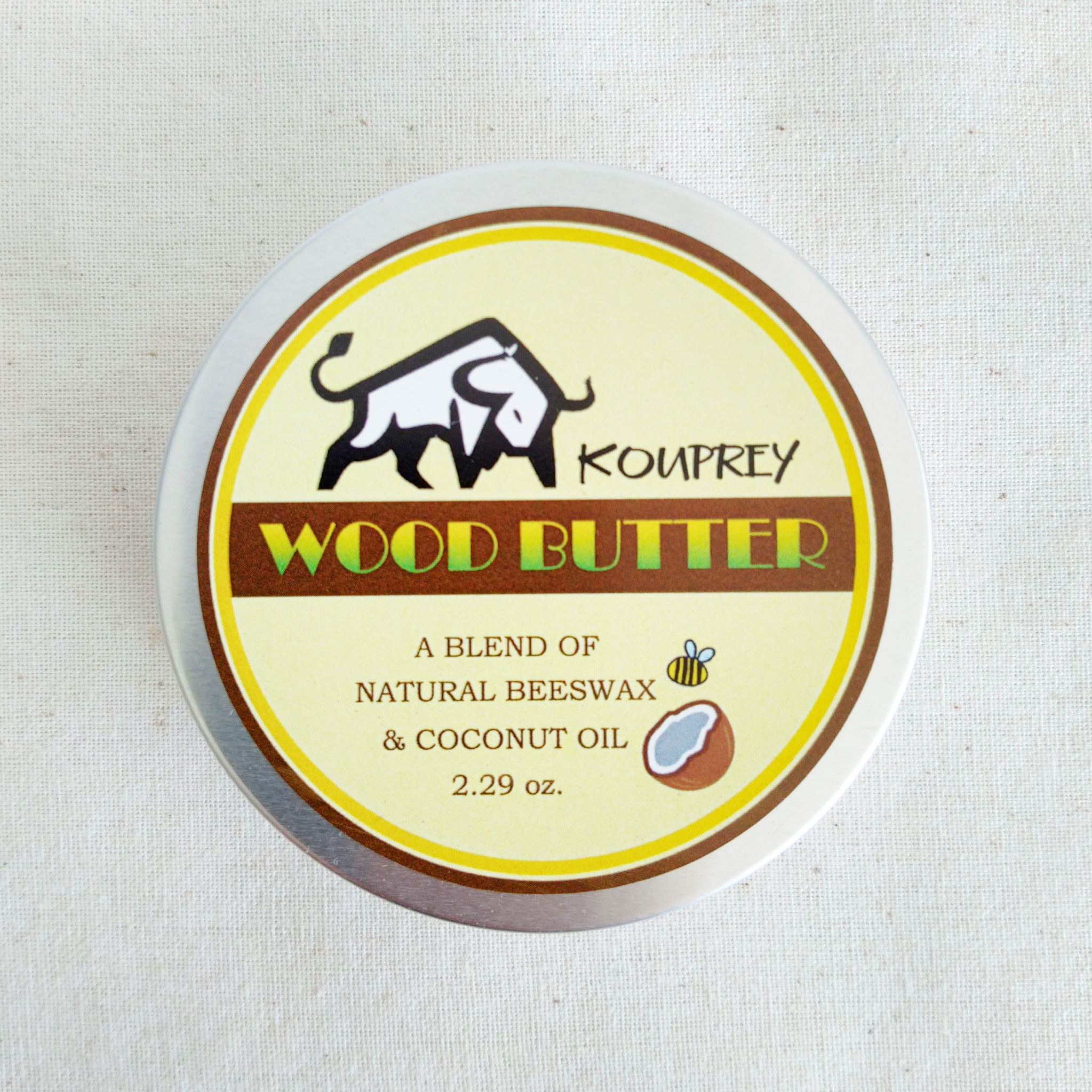 กูปรี ผลิตภัณฑ์ถนอมเนื้อไม้ แวกซ์ สูตรไม่มีกลิ่น 65G KOUPREY Wood Butter Cutting Board Cream Spoon ฺButter Conditioner Wax